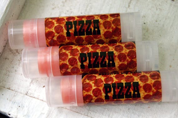 baume à lèvres goût pizza idée fun cadeau