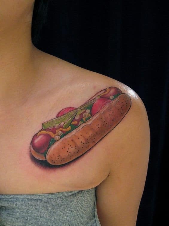 les tatouages les plus fous : alimentation humour