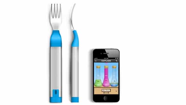 La fourchette vibrante Hapifork pour combattre l'obésité