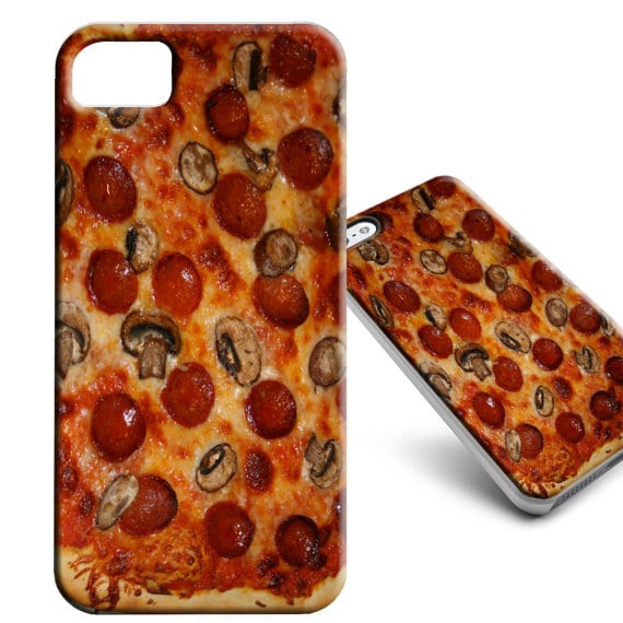 coque iphone en forme de pizza
