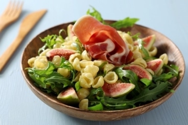 Salades d'étés - Recette de salade de gniocchi figues et roquette