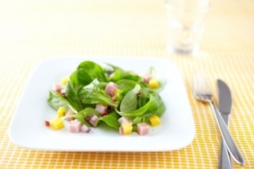 Salades d'étés - Recette de salade fraicheur jambon mangue
