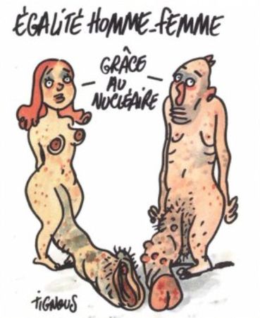 Charlie Hebdo - Dessin satirique nocivité nucléaire