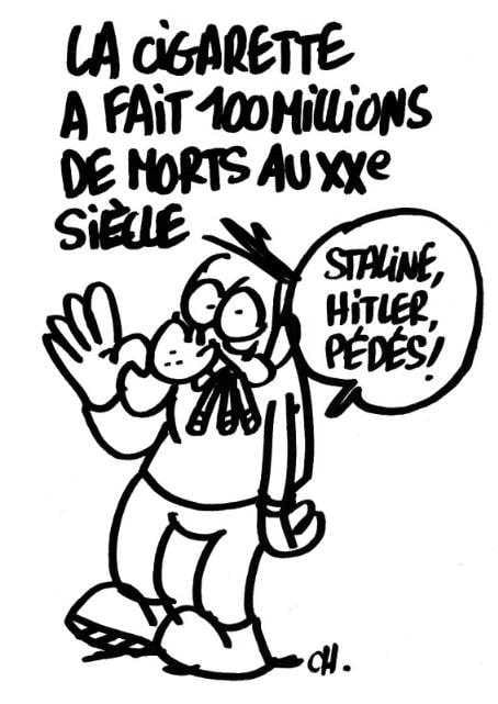 Charlie Hebdo - nocivité du tabac sur la santé