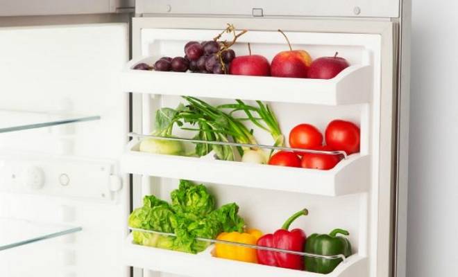 Alimentation saine réfrigérateur frigo