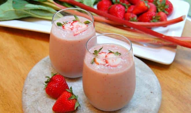 Recette de smoothie gourmand à la fraise