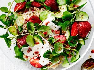 Salade fraise quinoa