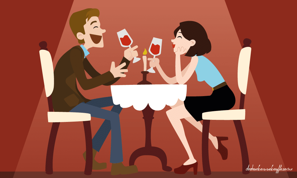 couple dans un restaurant