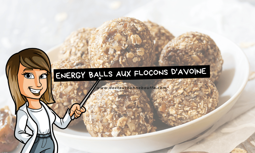 energy balls flocons d'avoine recette