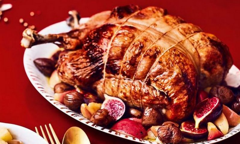 Chapeau De Dinde Farcie Pour Noël - Déguisement Amusant Pour Adultes, Accessoire Festif Rigolo