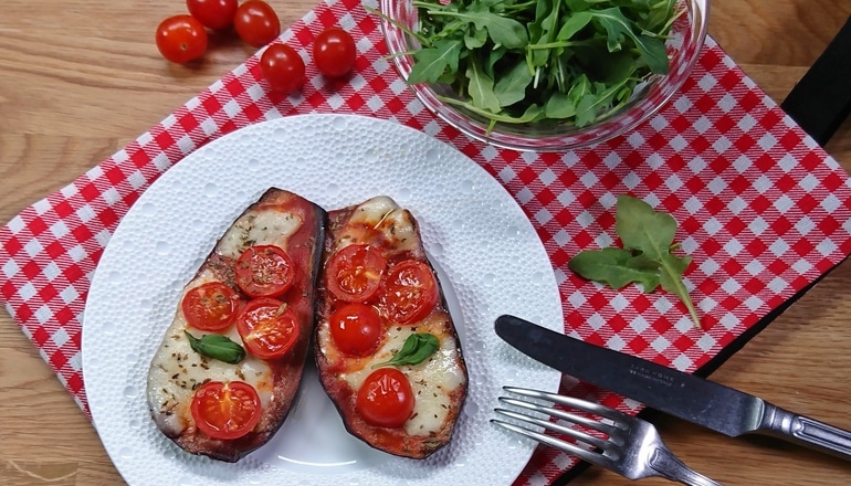 pizza d'aubergines recette