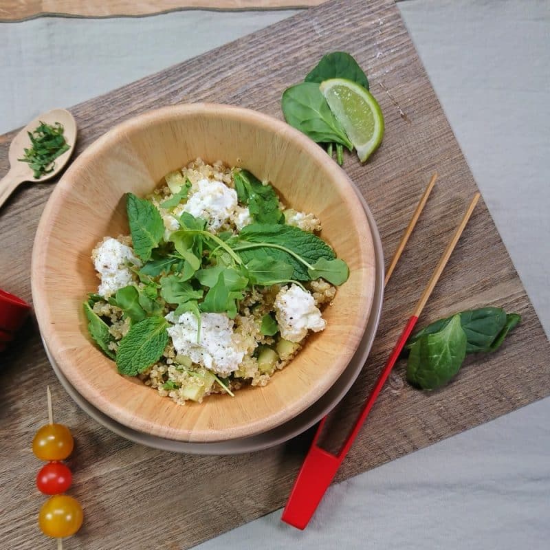 salade express quinoa recette healthy