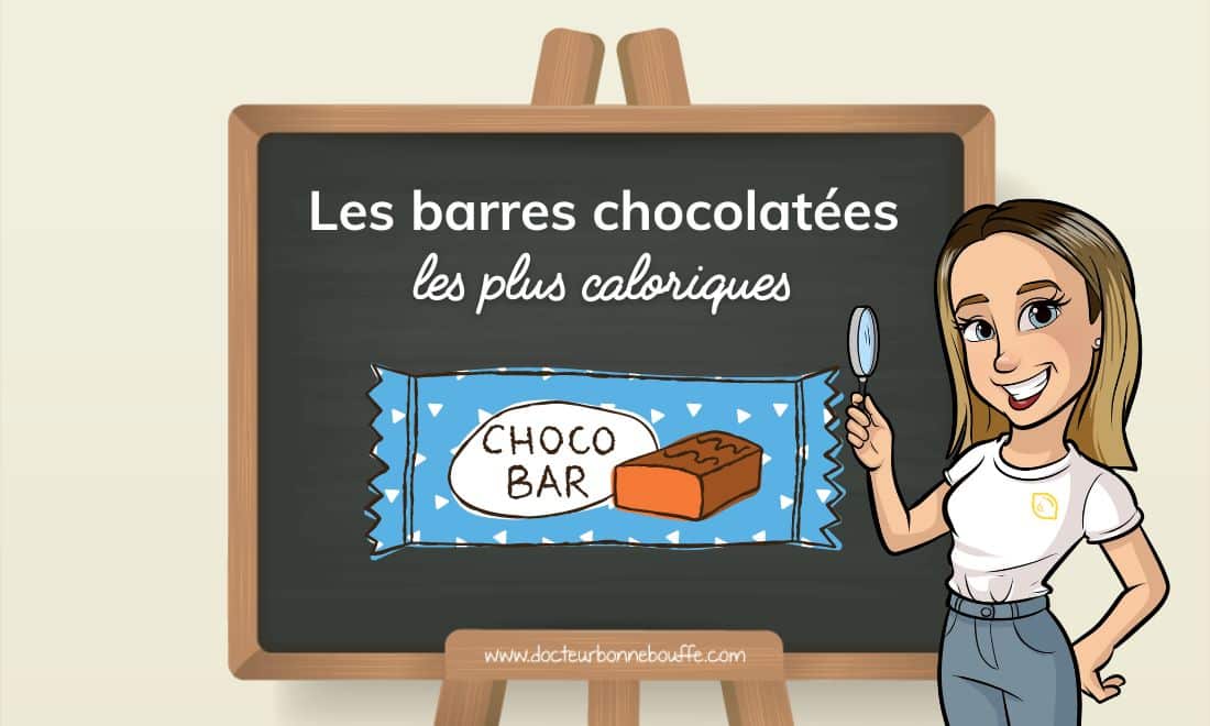 barres chocolatées les plus caloriques