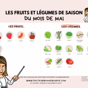 calendrier fruits et légumes de mai