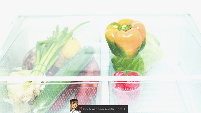 frigo riche en légumes
