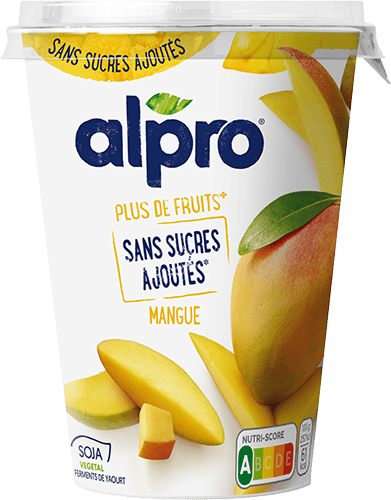 yaourt au soja mangue alpro