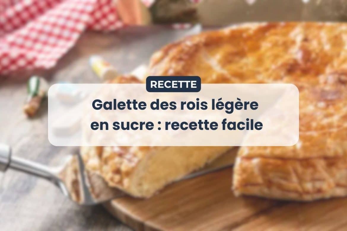 Galette des rois légère en sucre recette facile