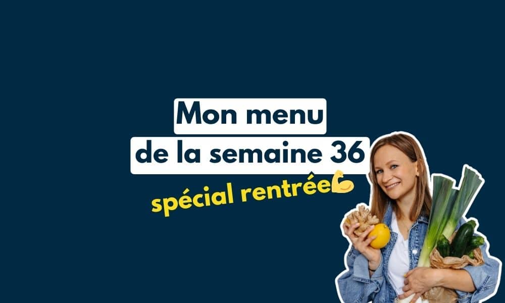 menu de la semaine rentrée