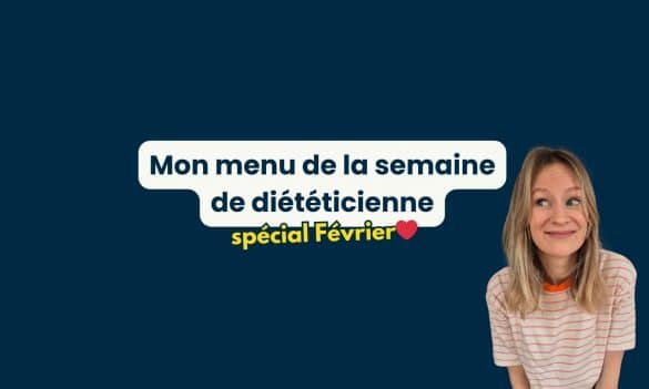 menu de la semaine février