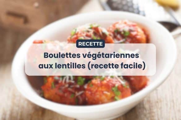 boulettes vegetales lentilles recette facile steak vegetal burger