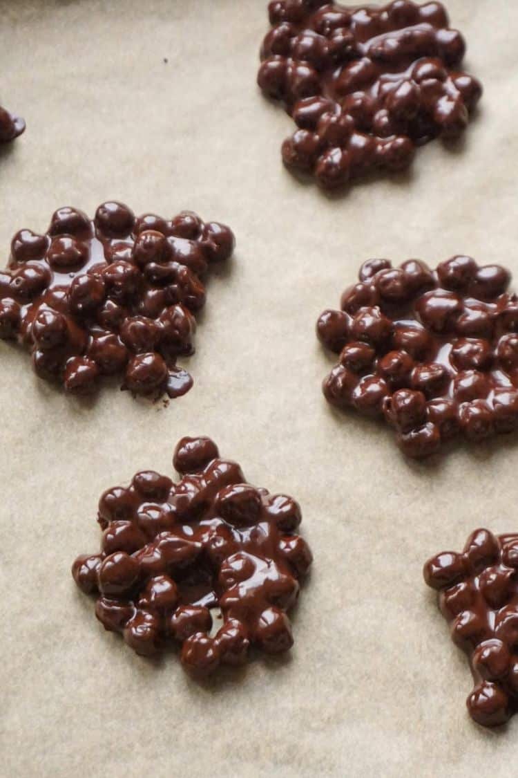 Mendiants au chocolat aux pois chiches recette saine et gourmande